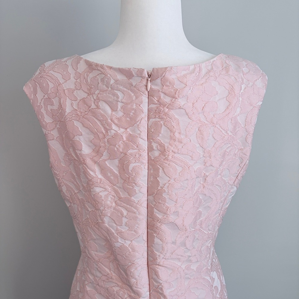 Lauren Ralph Lauren Sheath Dress Floral Formal Wedding Garden Party Women's 10 - Picture 9 of 12